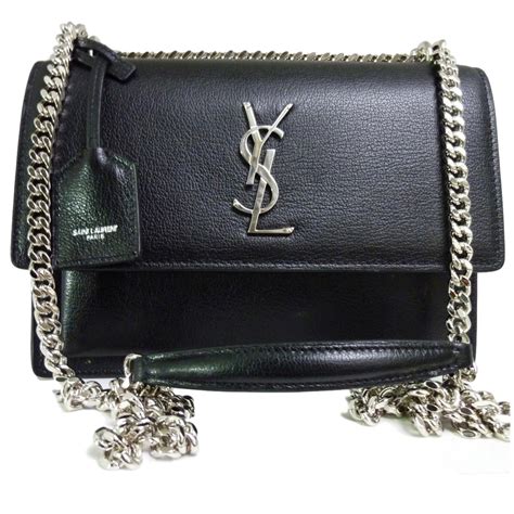 ysl logo handbags.